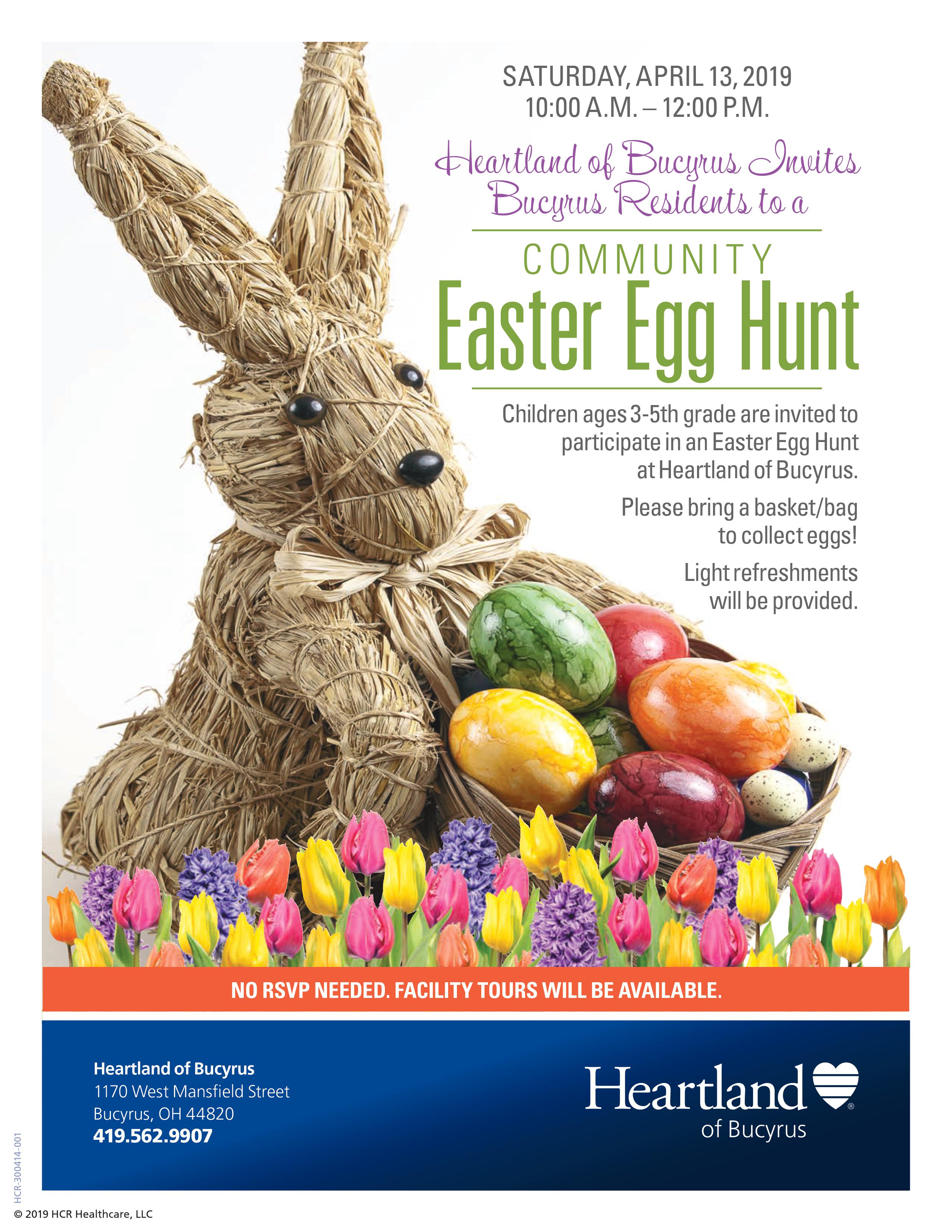 Heartland of Bucyrus Hosts Community Easter Egg Hunt – Bucyrus Area Chamber of Commerce